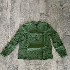J. Crew Fresco Soft Gauze Top